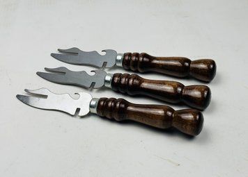 Вилка-нож для снятия мяса КИЗЛЯР, с деревяной ручкой SH-3118 фото